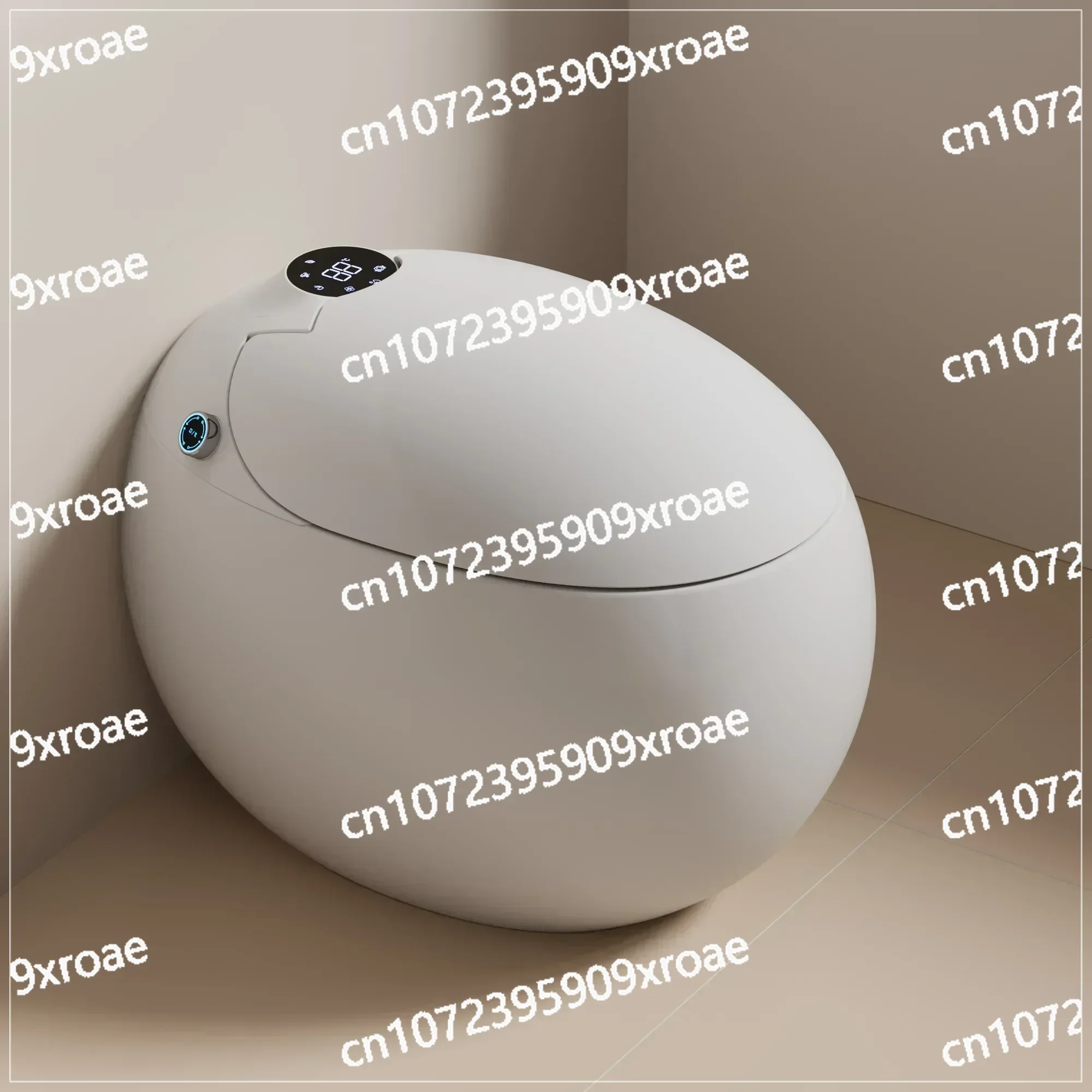 Seat Automatic Intelligent Toilet Bowl Egg Shape Bathroom Smart Toilet Modern Round Egg Shape Electric Closestool Heated
Seat Automatic Intelligent Toilet Bowl Egg Shape Bathroom Smart Toilet Modern Round Egg Shape Electric Closestool Heated