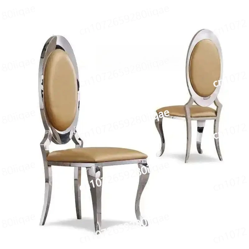 Домашний стул со спинкой, европейский ресторанный стул, современная мебель для столовой, американские обеденные стулья из нержавеющей стали, простая гостиная
Домашний стул со спинкой, европейский ресторанный стул, современная мебель для столовой, американские обеденные стулья из нержавеющей стали, простая гостиная