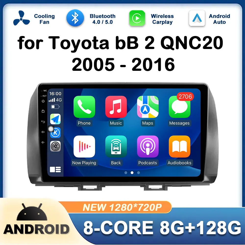 Autoradio WIFI for Toyota bB 2 QNC20 2005 - 2016 Car Radio Video Player Auto Tools GPS Navigation Intelligent System Auto Tools
Autoradio WIFI for Toyota bB 2 QNC20 2005 - 2016 Car Radio Video Player Auto Tools GPS Navigation Intelligent System Auto Tools