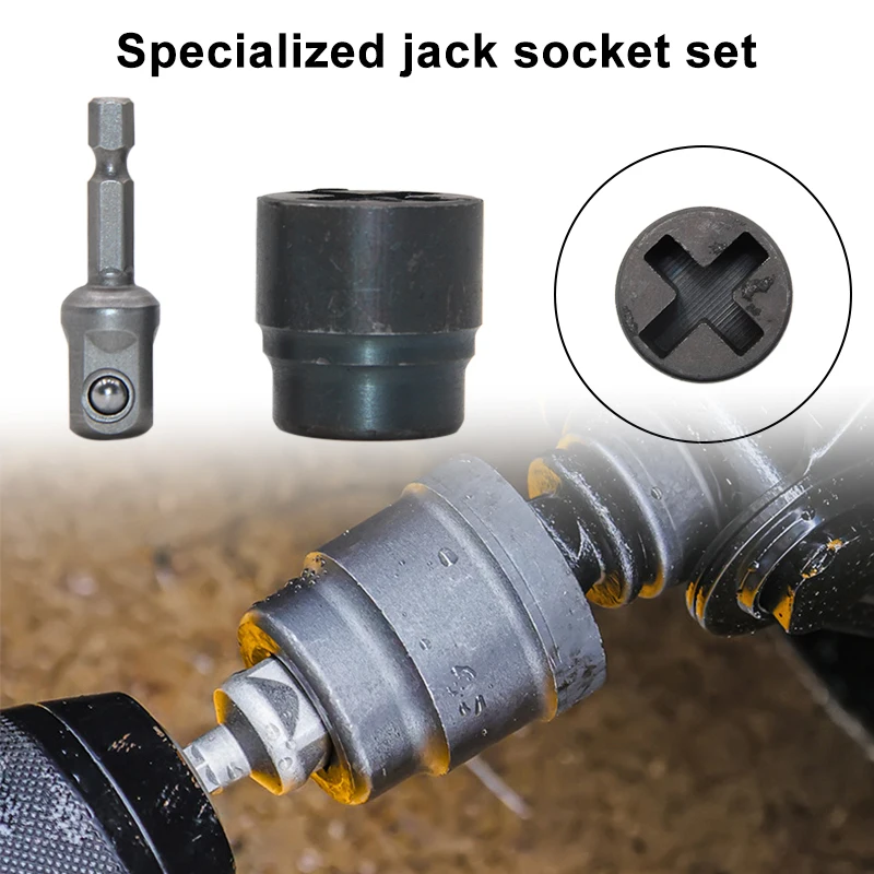 Automotive High Hardness Cross Shape Socket Wrench Electric Conversion Connect Rod Tire Unload Tool Labor-Save Jack
Automotive High Hardness Cross Shape Socket Wrench Electric Conversion Connect Rod Tire Unload Tool Labor-Save Jack