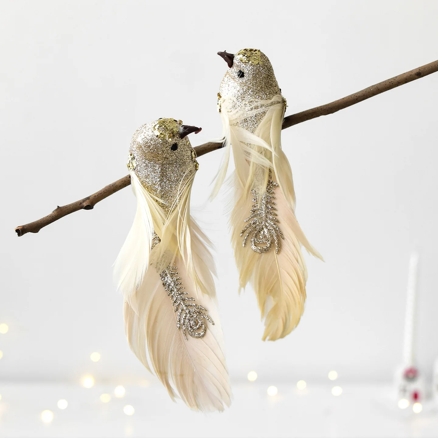 2pc set Foam Feather Bird Fake Bird Christmas Tree Pendant Realistic Decoration for Christmas 2025Party White Bird Pendant Decor
2pc set Foam Feather Bird Fake Bird Christmas Tree Pendant Realistic Decoration for Christmas 2025Party White Bird Pendant Decor