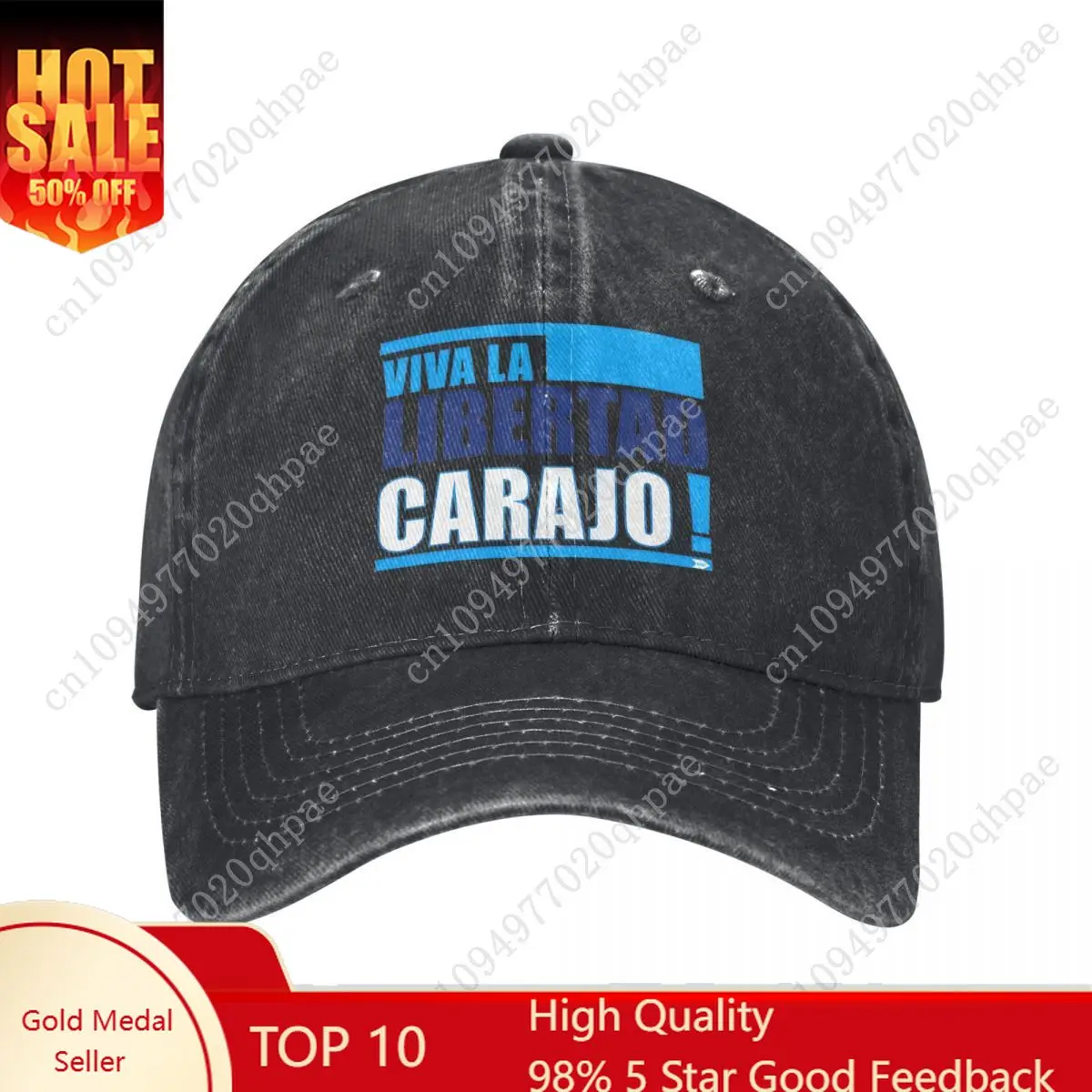 Vintage Javier Milei Viva La Libertad Carajo Baseball Caps Unisex Distressed Washed Snapback Outdoor Workouts Adjustable Hat
Vintage Javier Milei Viva La Libertad Carajo Baseball Caps Unisex Distressed Washed Snapback Outdoor Workouts Adjustable Hat