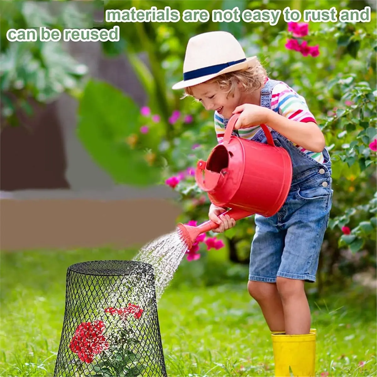 KSOL 10 Pcs Chicken Wire Cloche Plant Covers Garden Netting Metal Heavy Duty Plant Protectors From Animals for Keeping
KSOL 10 Pcs Chicken Wire Cloche Plant Covers Garden Netting Metal Heavy Duty Plant Protectors From Animals for Keeping