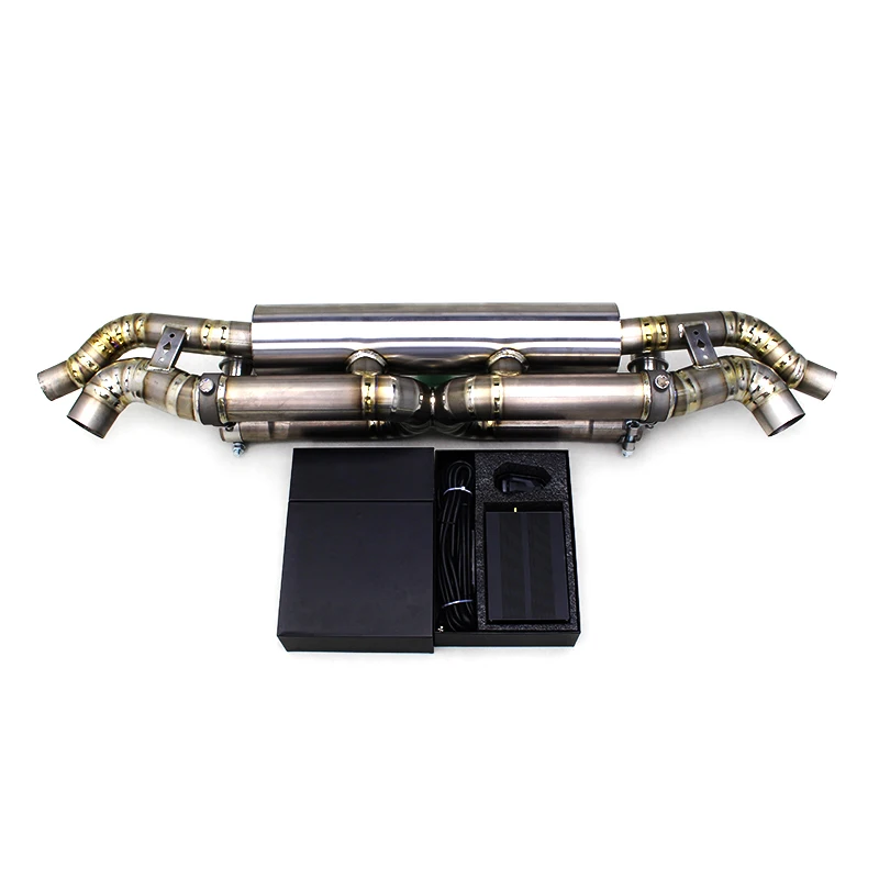 Custom OEM Factory Valved Catback Exhaust For Porsche 911 991/991.2 Turbo 2017-2019 Active Sound Titanium Pipe Rear Muffler
Custom OEM Factory Valved Catback Exhaust For Porsche 911 991/991.2 Turbo 2017-2019 Active Sound Titanium Pipe Rear Muffler