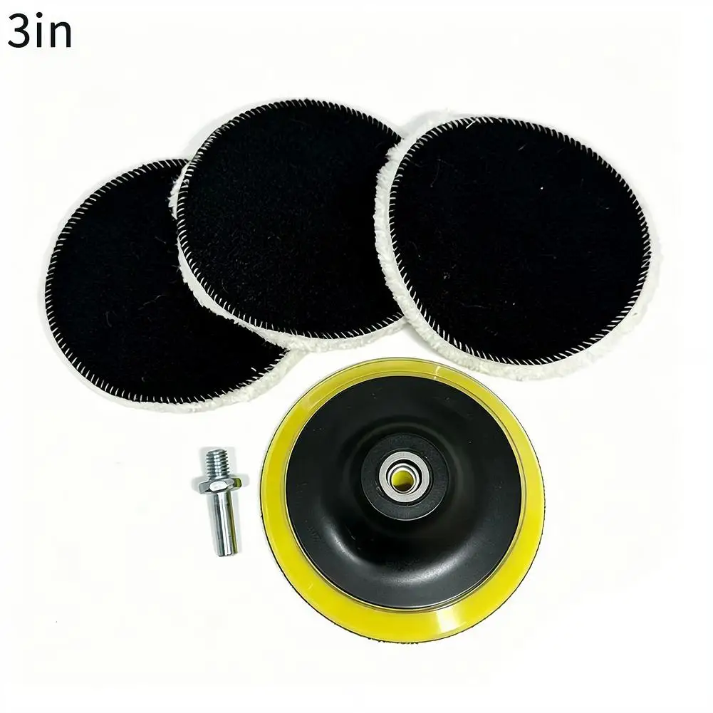 High Density Wool Polishing Pads Self Adhesive Backing Professional Car Detailing Tool Thickened Fiber Wax Applicator
High Density Wool Polishing Pads Self Adhesive Backing Professional Car Detailing Tool Thickened Fiber Wax Applicator
