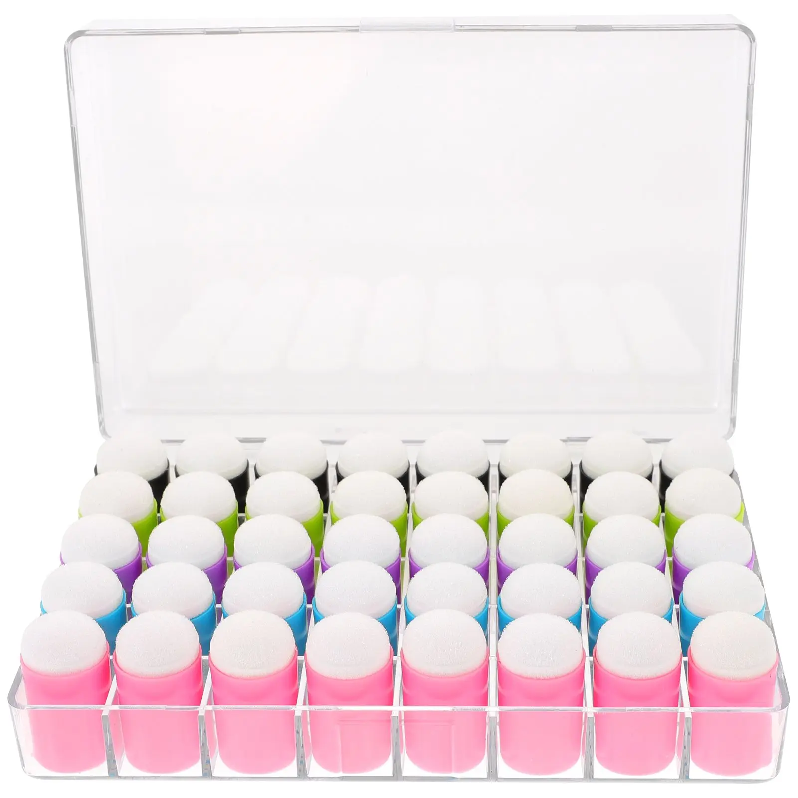 40 Pcs Sponge Finger Cot Toy Draw Painting Brush Stamp Daubers for Crafting Pvc Cots Graffiti Child Sponges Seal
40 Pcs Sponge Finger Cot Toy Draw Painting Brush Stamp Daubers for Crafting Pvc Cots Graffiti Child Sponges Seal