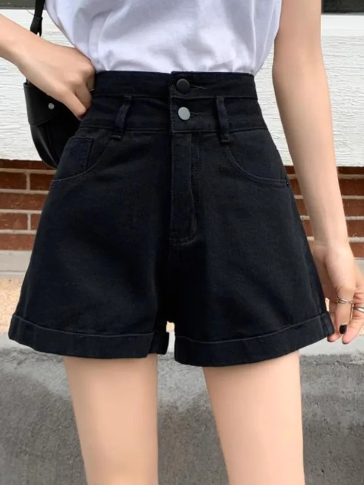 American Style Hot Girl High Waist Wide Leg Denim Shorts Women's Loose Slimming A-Line Hot Pants Summer Fashion Cotton Blend
American Style Hot Girl High Waist Wide Leg Denim Shorts Women's Loose Slimming A-Line Hot Pants Summer Fashion Cotton Blend