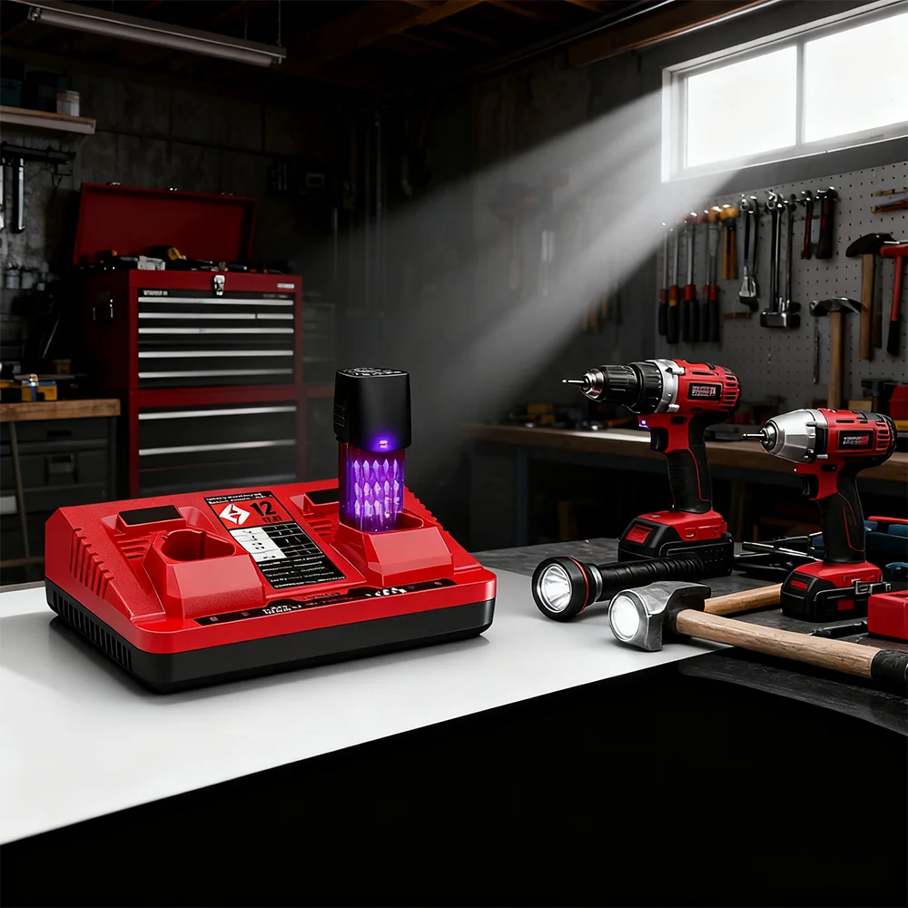 2A Li-Ion Battery Charger 10.8V 12V Lithium Power Replacement Short Circuit Protect For Milwaukee M12 N12 48-59-2401 48-11-2402
2A Li-Ion Battery Charger 10.8V 12V Lithium Power Replacement Short Circuit Protect For Milwaukee M12 N12 48-59-2401 48-11-2402