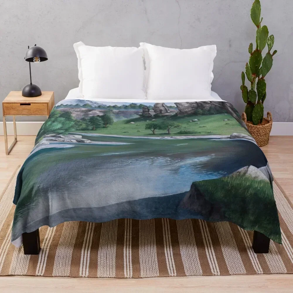 Horseshoe Overlook Throw Blanket Cozy Light Blanket for Travel Camping Picnic
Horseshoe Overlook Throw Blanket Cozy Light Blanket for Travel Camping Picnic