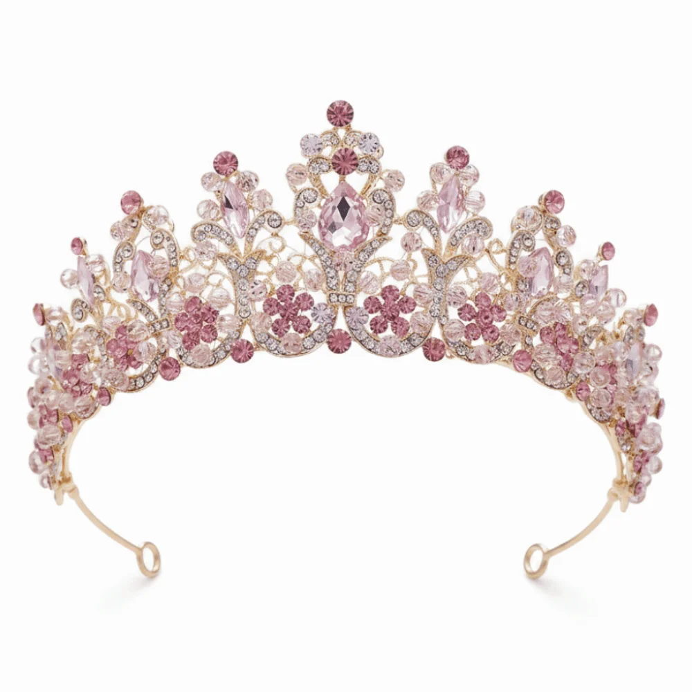 Beaded Headpiece Handmade Bridal Tiara Luxurious Vintage Crystal Crown Metallic Sparkling Baroque Headpiece Bridesmaid
Beaded Headpiece Handmade Bridal Tiara Luxurious Vintage Crystal Crown Metallic Sparkling Baroque Headpiece Bridesmaid