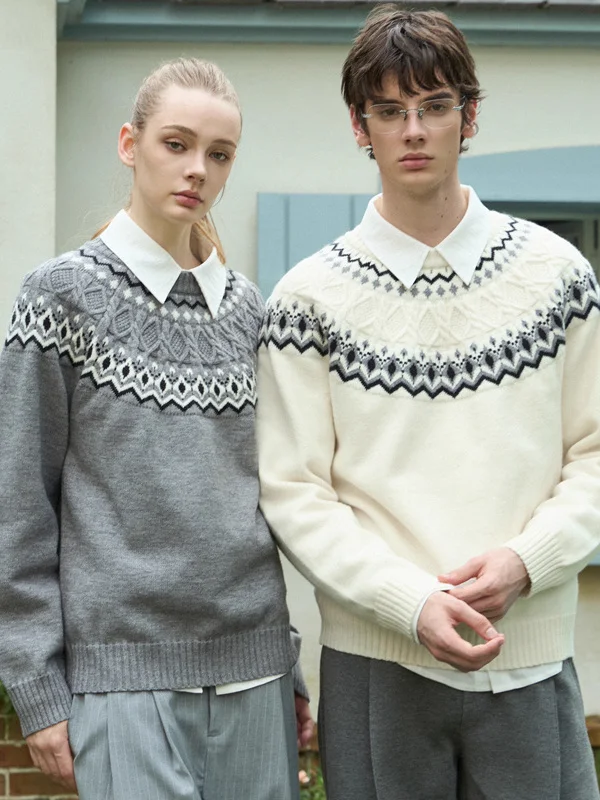 Men's Knitted Sweater Warmthly Loose round Neck Pullover Vintage Style Outerwear Polyester Fiber Casual Wear Spring 2026
Men's Knitted Sweater Warmthly Loose round Neck Pullover Vintage Style Outerwear Polyester Fiber Casual Wear Spring 2026