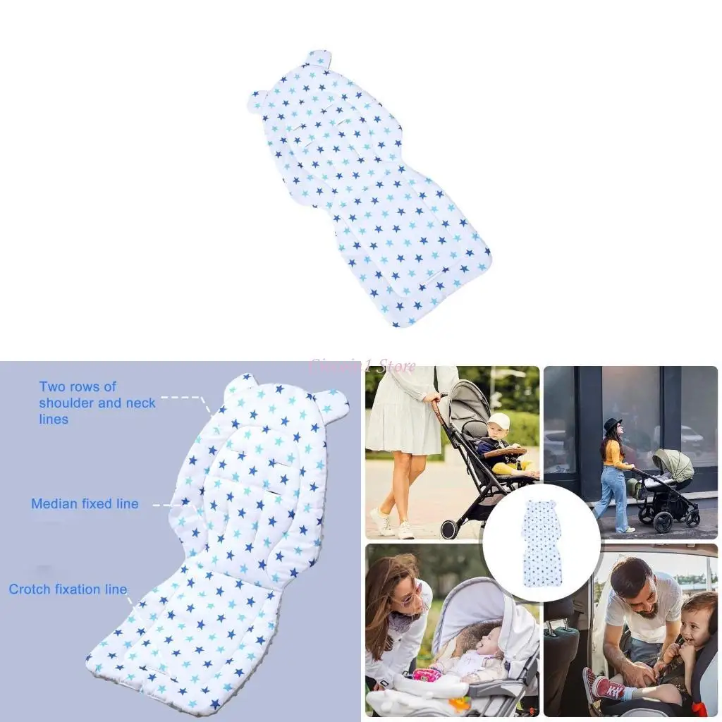 Y1UB Baby Strollers Cushion Safety Chair Inner Protections Soft & Comfortable Strollers Cushion Cart Supportive Pad
Y1UB Baby Strollers Cushion Safety Chair Inner Protections Soft & Comfortable Strollers Cushion Cart Supportive Pad