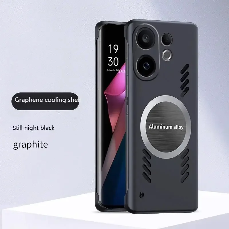 For VIVO X200 FE 5G Cover Frameless Heat Dissipation Magnetic Suction Back Clip Shell For VIVO X200 Pro Mini Phone Case
For VIVO X200 FE 5G Cover Frameless Heat Dissipation Magnetic Suction Back Clip Shell For VIVO X200 Pro Mini Phone Case