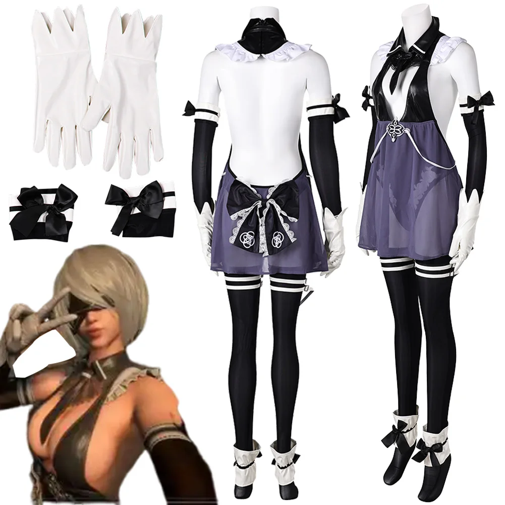 Fantasia NieR Eve Cosplay Clothing Anime Game Stellar Blade Disfraz Costume Adult Women Fantasy Halloween Carnival Party Clothes
Fantasia NieR Eve Cosplay Clothing Anime Game Stellar Blade Disfraz Costume Adult Women Fantasy Halloween Carnival Party Clothes