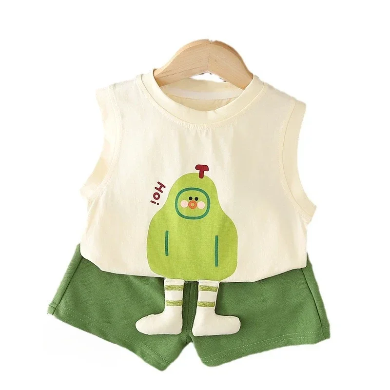 New Summer Baby Girls Clothes Suit Kids Clothing Children Boys Fashion Vest Shorts 2Pcs/Sets Infant Costume Toddler Tracksuits
New Summer Baby Girls Clothes Suit Kids Clothing Children Boys Fashion Vest Shorts 2Pcs/Sets Infant Costume Toddler Tracksuits