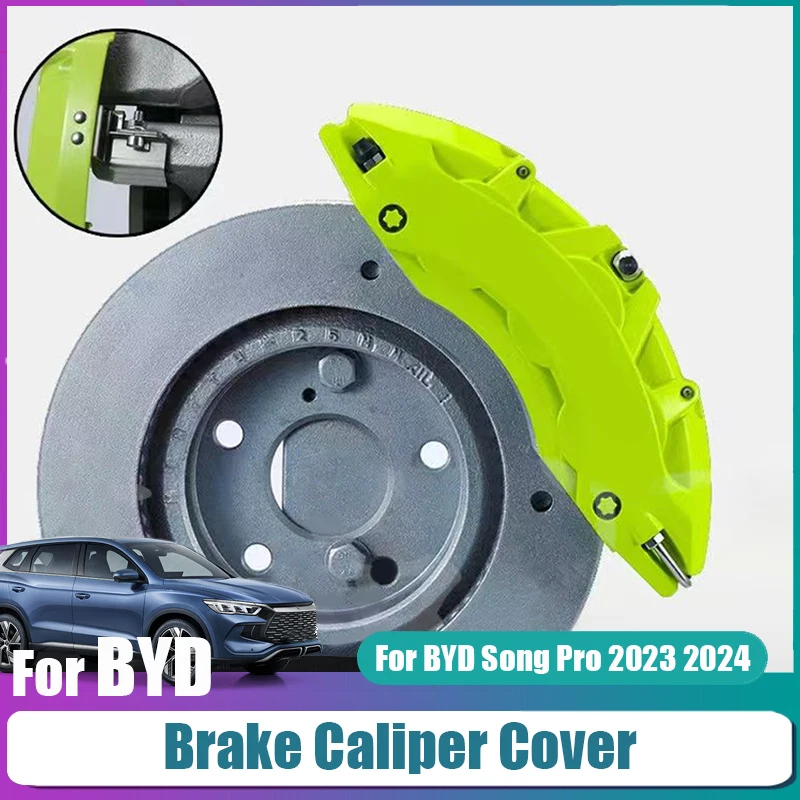 For BYD Song Pro 2019 2021 2023 2024 2025 2026 Car Aluminum Alloy Brake Caliper Covers Heat Resistant Decorative Shield Parts
For BYD Song Pro 2019 2021 2023 2024 2025 2026 Car Aluminum Alloy Brake Caliper Covers Heat Resistant Decorative Shield Parts