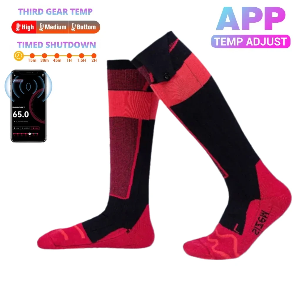 Носки с подогревом с управлением через приложение, зимние термоноски с подогревом, грелки для ног, женские и мужские лыжные носки с электрическим подогревом, различные стили
Носки с подогревом с управлением через приложение, зимние термоноски с подогревом, грелки для ног, женские и мужские лыжные носки с электрическим подогревом, различные стили