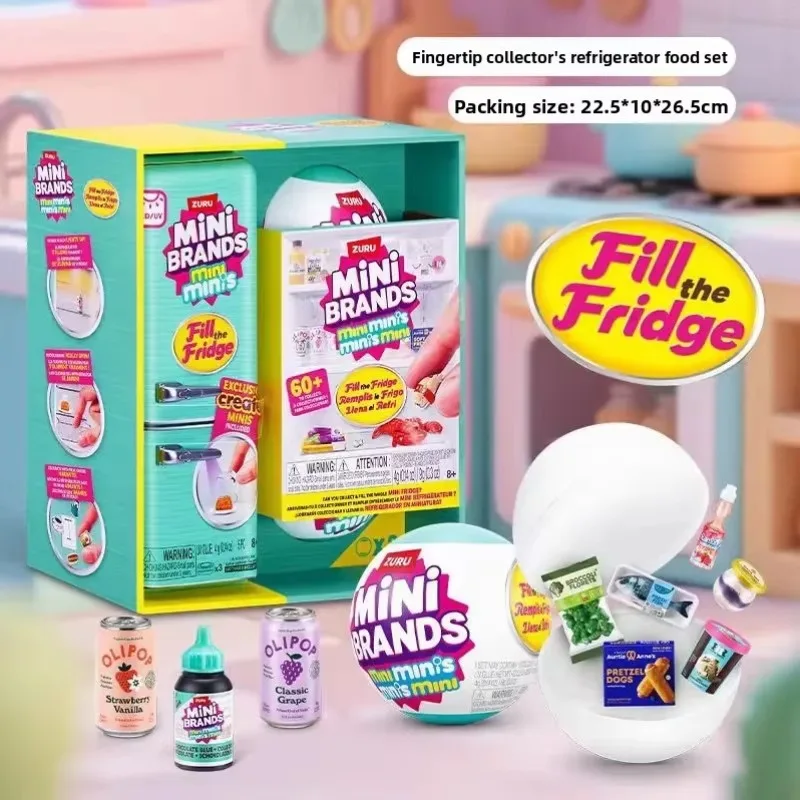Zuru Mini Brands Fill The Fridge Mini Minis Blindbox Toy Collectible Miniature Surprise Toy
Zuru Mini Brands Fill The Fridge Mini Minis Blindbox Toy Collectible Miniature Surprise Toy