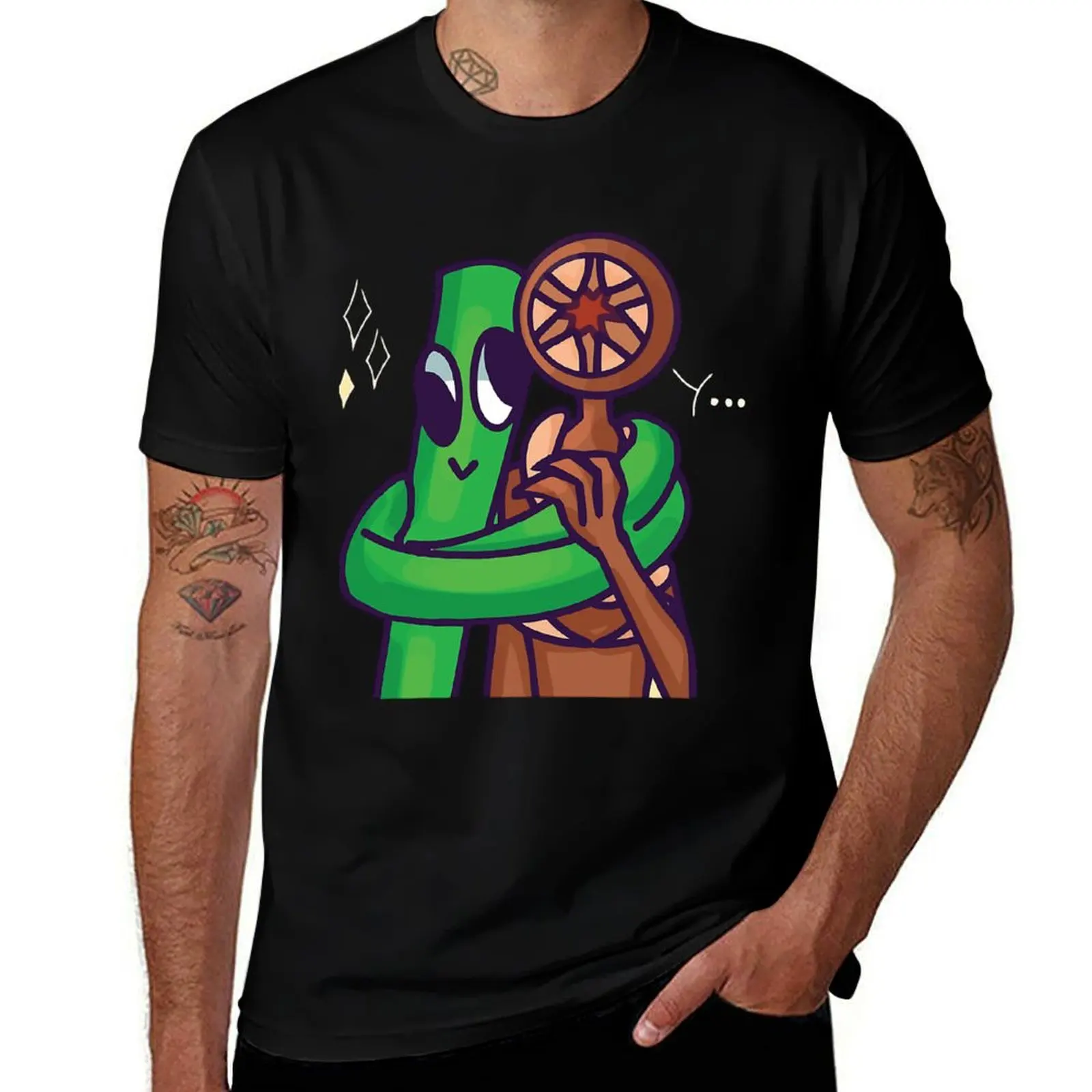 Rainbow friends and Doors - Green hugging Figure hide and Seek friendship (1) T-Shirt blue lock men workout shirt
Rainbow friends and Doors - Green hugging Figure hide and Seek friendship (1) T-Shirt blue lock men workout shirt