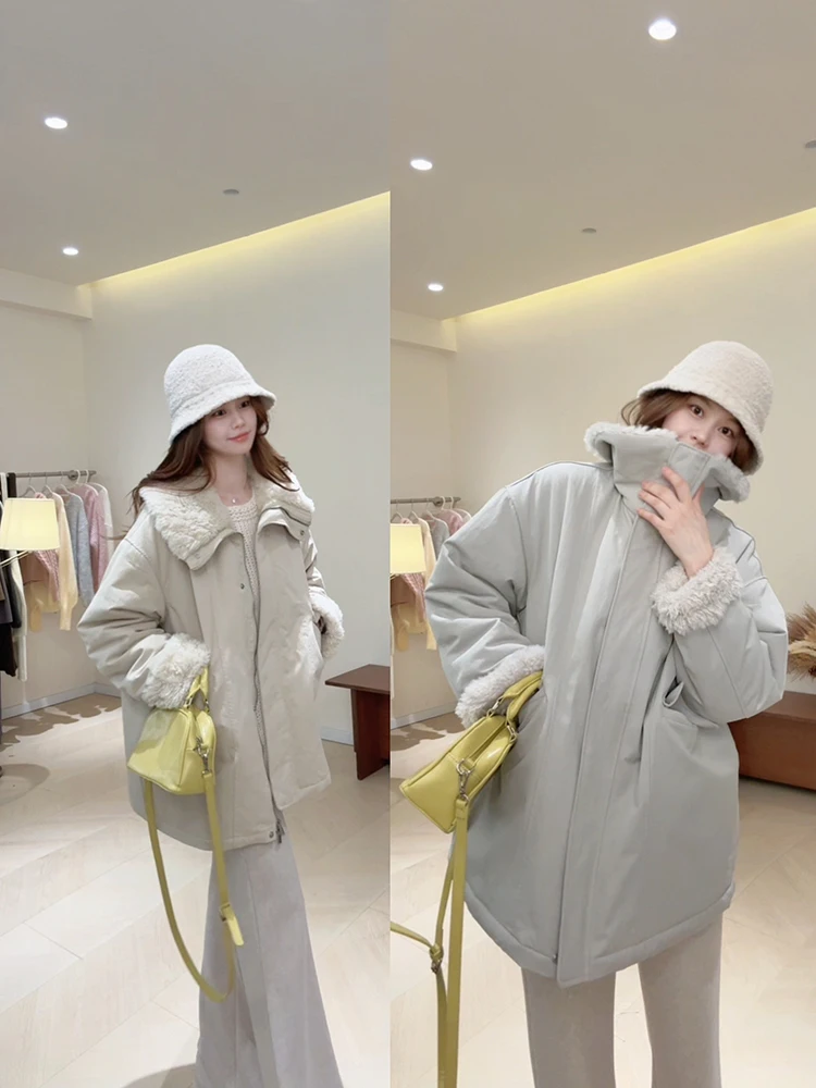 Ультратеплая рабочая куртка KG43 из меха и хлопка, женская модная зимняя коллекция 2025
Ультратеплая рабочая куртка KG43 из меха и хлопка, женская модная зимняя коллекция 2025