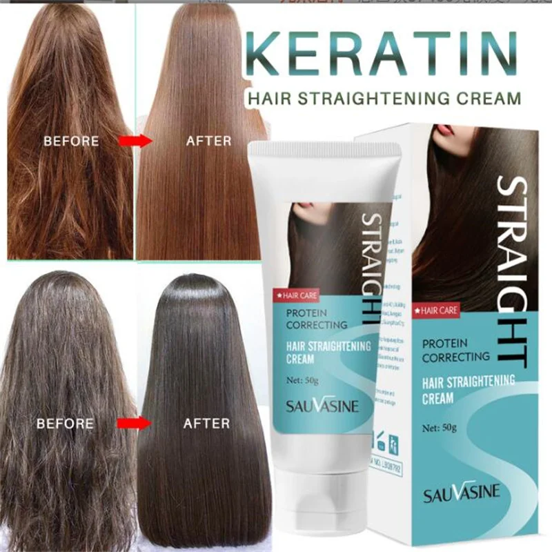 50G Protein Straight Hair Cream Smooth Short-Tempered Open Fork Repair And MainteDamaged Hairnance Free to pull strai
50G Protein Straight Hair Cream Smooth Short-Tempered Open Fork Repair And MainteDamaged Hairnance Free to pull strai