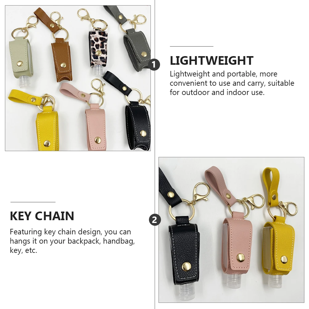 2pcs 30Ml Travel Bottle Pu Cover Keychain Holder For Sub-Pack Mini Perfume Disinfectant Hand Washing Gel Portable Case Bottles
2pcs 30Ml Travel Bottle Pu Cover Keychain Holder For Sub-Pack Mini Perfume Disinfectant Hand Washing Gel Portable Case Bottles