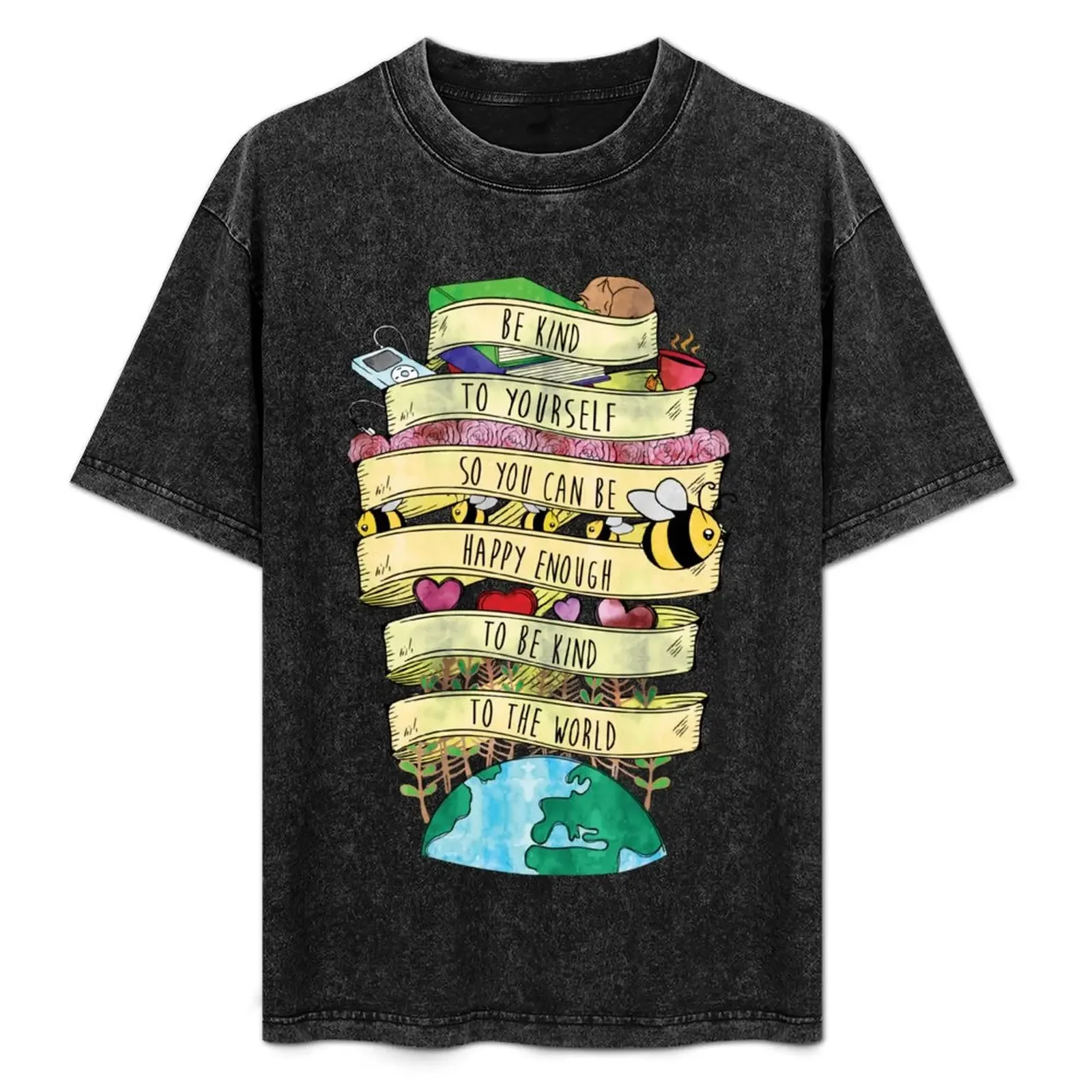 Be Kind to Yourself Misha Collins Quote- Color T-Shirt Gym Exercise Short Sleeve T-Shirt
Be Kind to Yourself Misha Collins Quote- Color T-Shirt Gym Exercise Short Sleeve T-Shirt