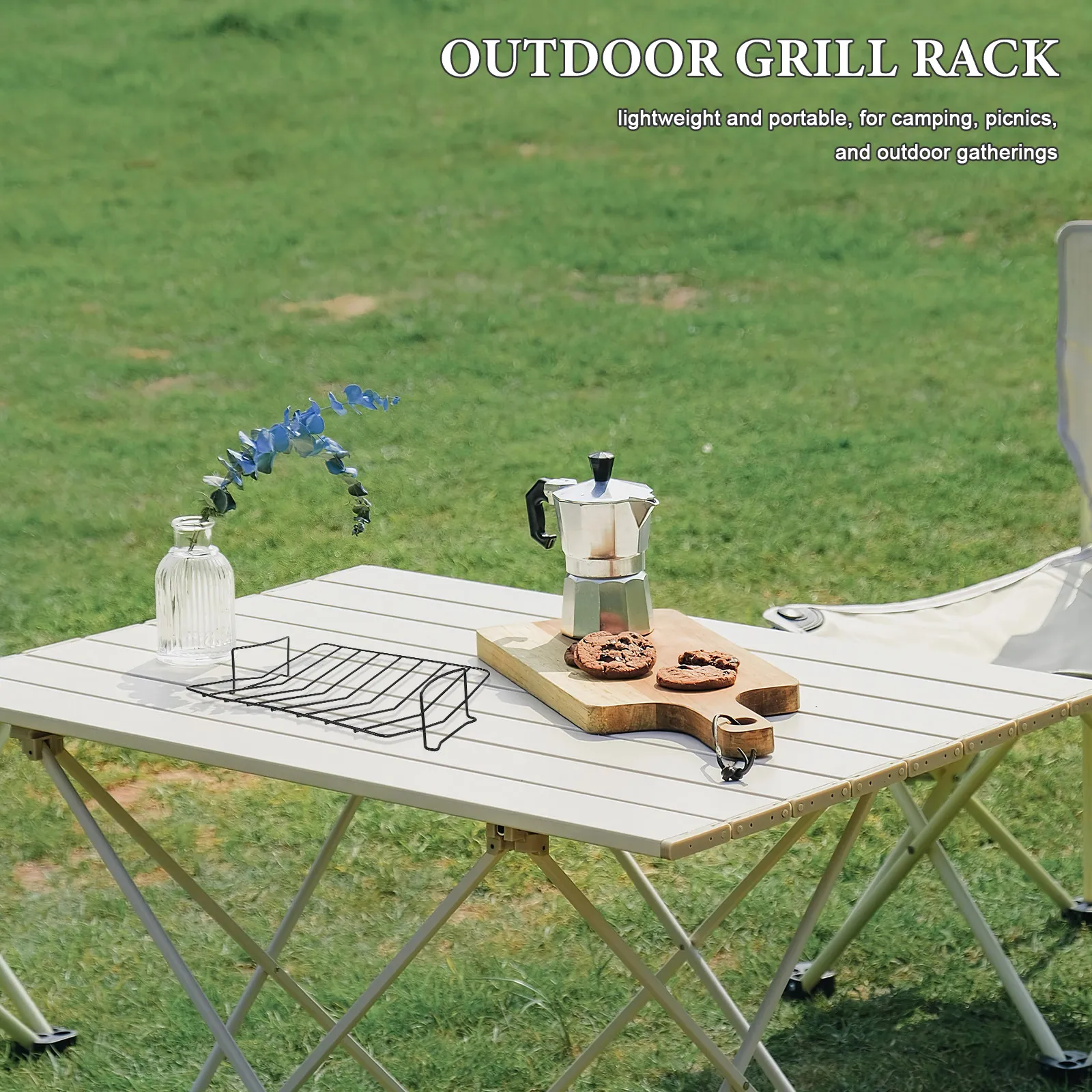 Portable Outdoor Grill Rack Boat-Shaped Rib and Chicken Stand Foldable Stainless Steel Bbq Rack Multifunctional Smoking Meat
Portable Outdoor Grill Rack Boat-Shaped Rib and Chicken Stand Foldable Stainless Steel Bbq Rack Multifunctional Smoking Meat