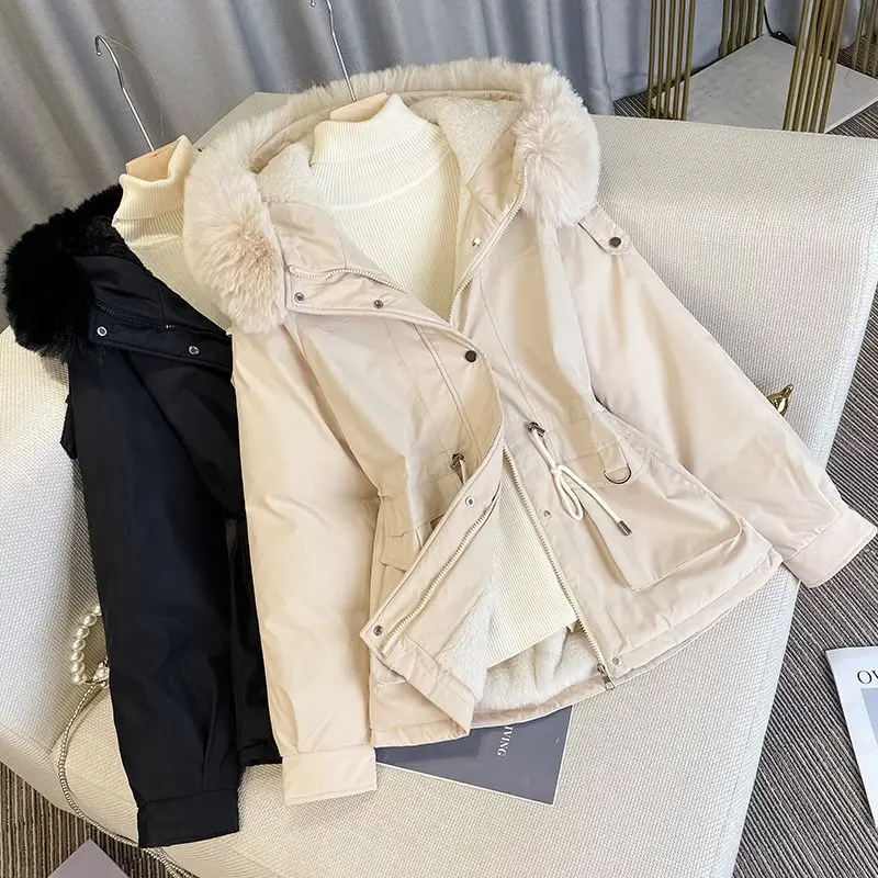 Korean-style Vintage Short Women's Down Jacket Winter Thickened Solid Color Fashion Drawstring Design Cotton-padded Coat
Korean-style Vintage Short Women's Down Jacket Winter Thickened Solid Color Fashion Drawstring Design Cotton-padded Coat