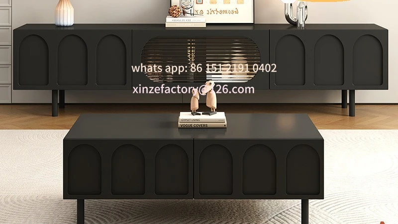 Customizable winter light luxury TV cabinet tea table combination simple modern small apartment black TV cabinet living room
Customizable winter light luxury TV cabinet tea table combination simple modern small apartment black TV cabinet living room