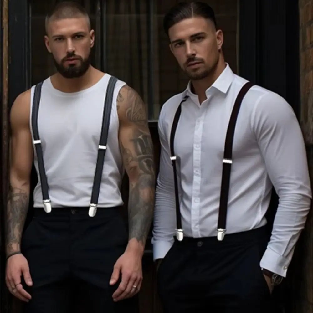 Men's Wear Solid Color Suspenders Adjustable Unisex Y-Back Braces Clip-On Suspenders
Men's Wear Solid Color Suspenders Adjustable Unisex Y-Back Braces Clip-On Suspenders