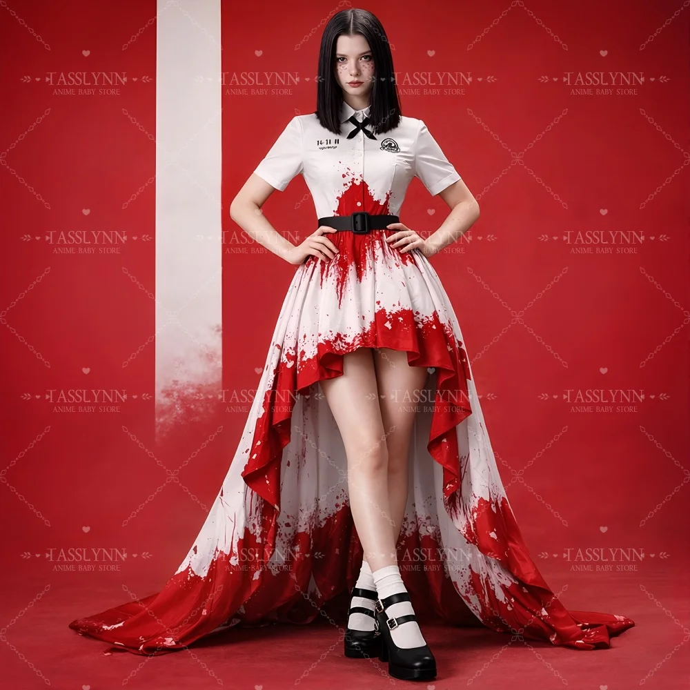 Костюм для косплея Нанно, школьное платье с асимметричным подолом, наряд для косплея Нанно с эффектом пятен крови для взрослых женщин на Хэллоуин
Костюм для косплея Нанно, школьное платье с асимметричным подолом, наряд для косплея Нанно с эффектом пятен крови для взрослых женщин на Хэллоуин