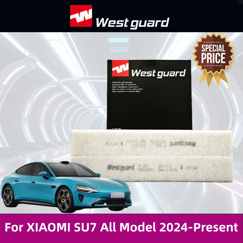 For XIAOMI SU7 2023-Present WESTGUARD Activated Carbon Air Conditioning Filter MK8800-2 P000002287001 2Pc in Pack
For XIAOMI SU7 2023-Present WESTGUARD Activated Carbon Air Conditioning Filter MK8800-2 P000002287001 2Pc in Pack