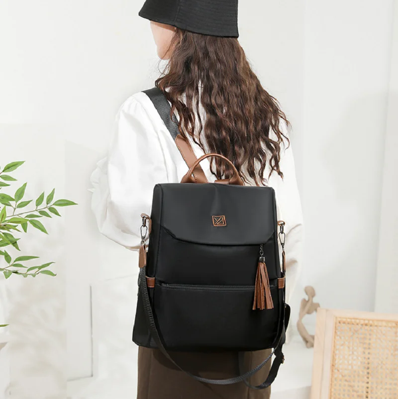 New Korean Fashion Waterproof Nylon Backpacks Women's High Capacity Travel Shoulder Bags Laptop School Bag Crossbody Bagpack
New Korean Fashion Waterproof Nylon Backpacks Women's High Capacity Travel Shoulder Bags Laptop School Bag Crossbody Bagpack