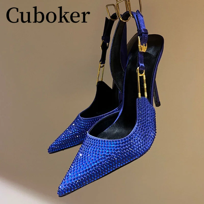 Summer Brand Women Crystal Bling High Heels Paper Clip Sandals Party Dress Pointed toe Elegant Wedding Shoes for Women Mujer
Summer Brand Women Crystal Bling High Heels Paper Clip Sandals Party Dress Pointed toe Elegant Wedding Shoes for Women Mujer