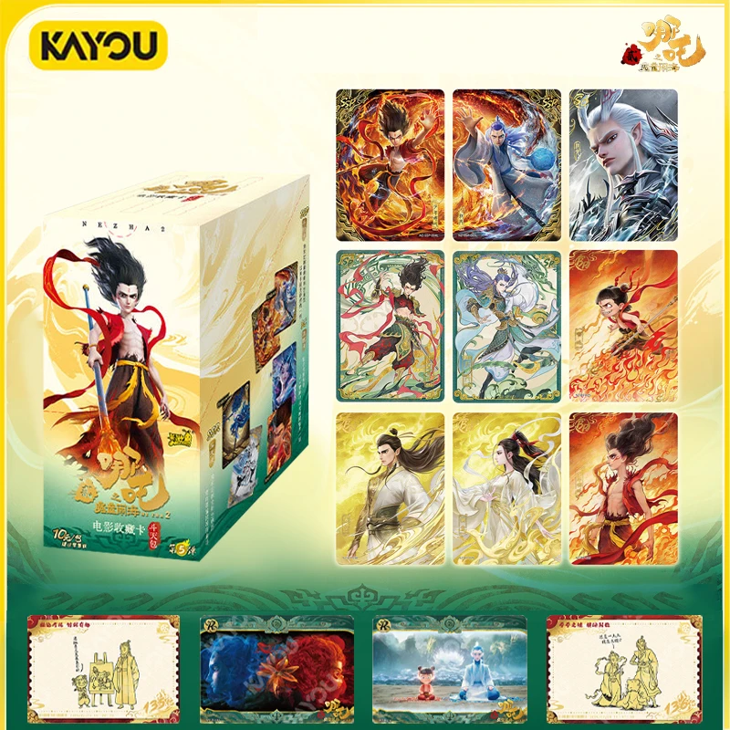 KAYOU Ne Zha: The Devil's Birth Card Pack Genuine Anime Cartoon Printing Collectible Cards Toy Figurine Holiday Gifts
KAYOU Ne Zha: The Devil's Birth Card Pack Genuine Anime Cartoon Printing Collectible Cards Toy Figurine Holiday Gifts