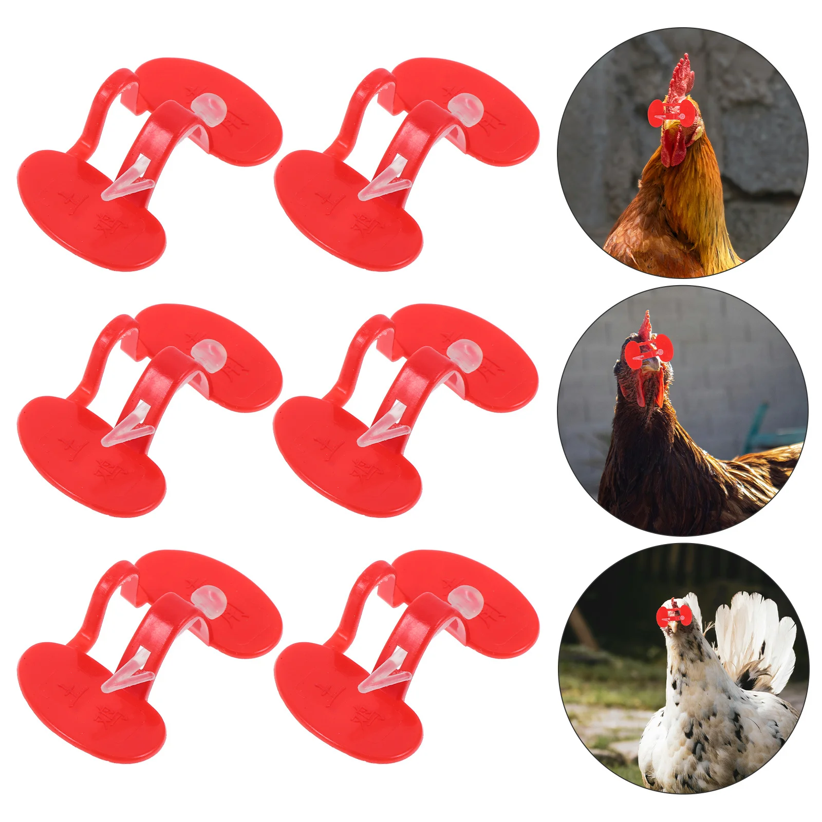 300Pcs Chicken Eye Protectors Pinless Peepers Poultry Anti-Pecking Eye Glasses Farming Equipment Goggles
300Pcs Chicken Eye Protectors Pinless Peepers Poultry Anti-Pecking Eye Glasses Farming Equipment Goggles