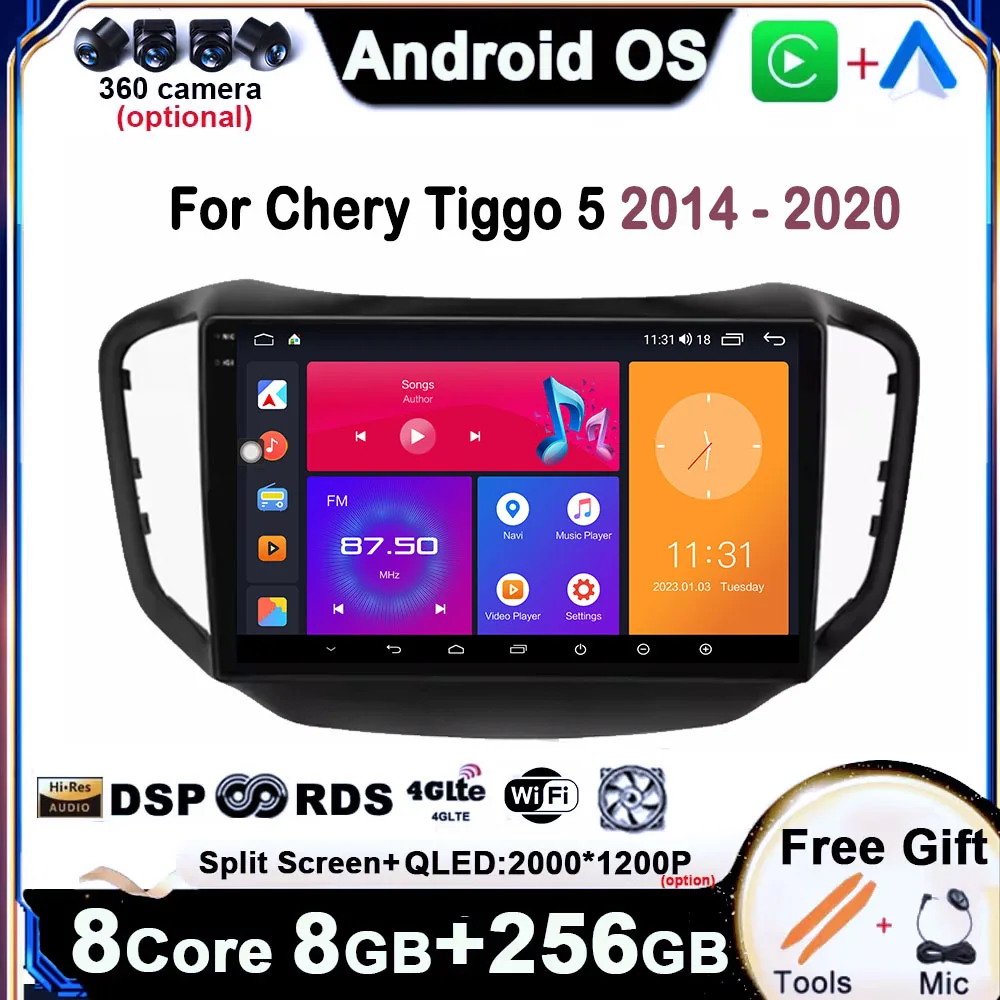 For Chery Tiggo 5 2014 2015 2016 2017 2018 Android 14 Car Radio Auto QLED touch Screen WIFI 4G DSP Stereo Car Player GPS Navi BT
For Chery Tiggo 5 2014 2015 2016 2017 2018 Android 14 Car Radio Auto QLED touch Screen WIFI 4G DSP Stereo Car Player GPS Navi BT