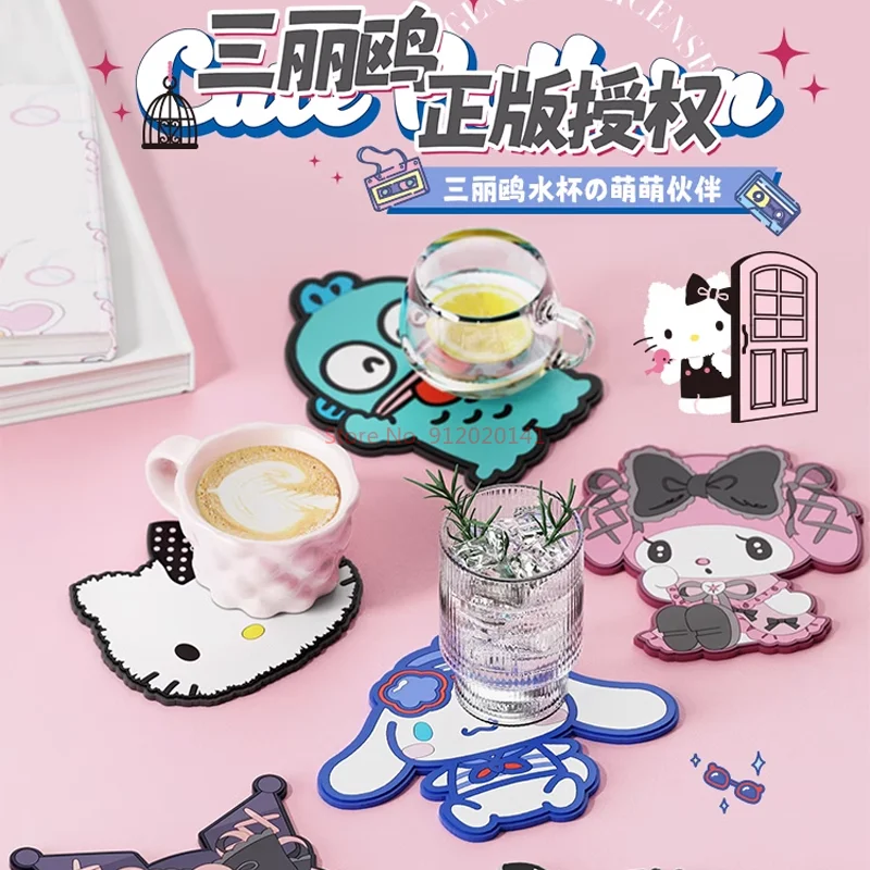 Kawaii Sanrio Cartoon Desktop Cup Mat Kuromi Hellokitty Hangyodon Ugly Fish Water Cup Cup Table Mat Anime Peripheral Girls Gifts
Kawaii Sanrio Cartoon Desktop Cup Mat Kuromi Hellokitty Hangyodon Ugly Fish Water Cup Cup Table Mat Anime Peripheral Girls Gifts