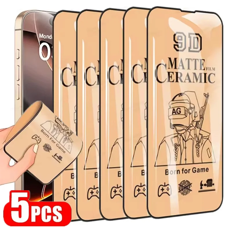5Pcs Soft Matte Ceramic Film For iPhone 16 14 13 12 11 15 Pro Max 7 8 Plus Screen Protector For iPhone 17 PRO XR X XS Not Glass
5Pcs Soft Matte Ceramic Film For iPhone 16 14 13 12 11 15 Pro Max 7 8 Plus Screen Protector For iPhone 17 PRO XR X XS Not Glass