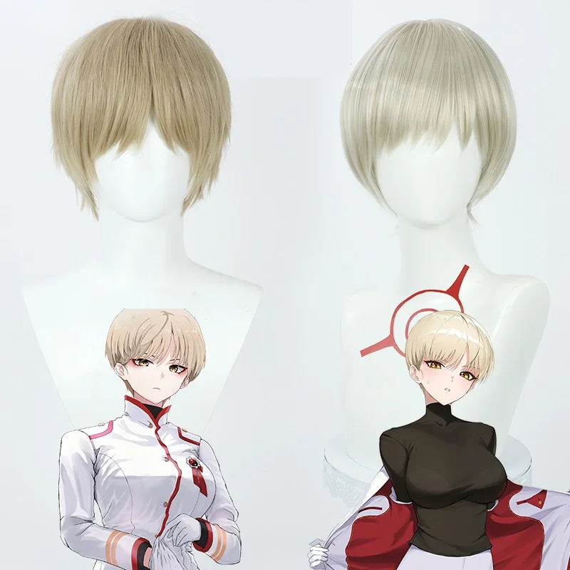 Blue Archive Marina Cosplay Wig 30cm Short Flaxen 2 Styles Cosplay Anime Wigs Heat Resistant Synthetic New Wigs + Wig Cap
Blue Archive Marina Cosplay Wig 30cm Short Flaxen 2 Styles Cosplay Anime Wigs Heat Resistant Synthetic New Wigs + Wig Cap