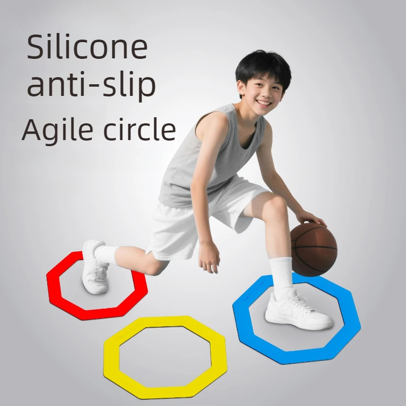 Multifunctional Basketball Training Agile Circle Octagon Agile Circle Antiskidding Silicone Circles Durable Sports Equipments
Multifunctional Basketball Training Agile Circle Octagon Agile Circle Antiskidding Silicone Circles Durable Sports Equipments