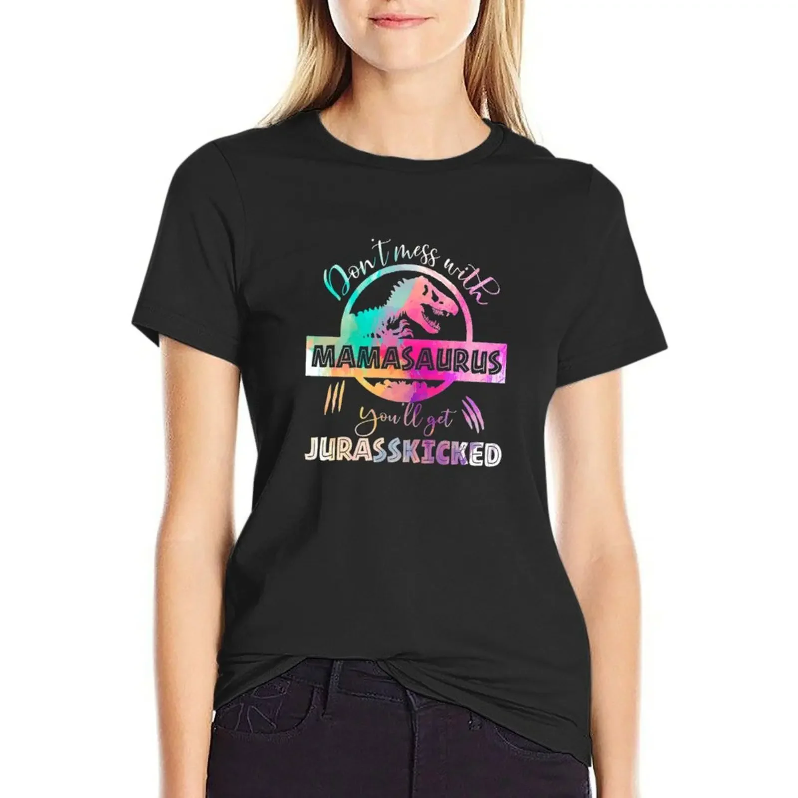 Don't mess With Mamasaurus You'll Get Jurasskicked - Funny gift T-Shirt oversized Summer Women's clothing
Don't mess With Mamasaurus You'll Get Jurasskicked - Funny gift T-Shirt oversized Summer Women's clothing
