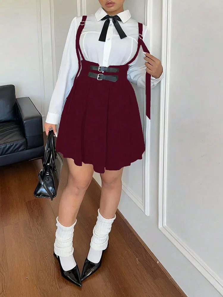 Рождественская красная юбка больших размеров, юбка на подтяжках, универсальное тонкое платье-комбинация в стиле Лолиты, вечерние сексуальные готические корейские популярные женские одежды
Рождественская красная юбка больших размеров, юбка на подтяжках, универсальное тонкое платье-комбинация в стиле Лолиты, вечерние сексуальные готические корейские популярные женские одежды