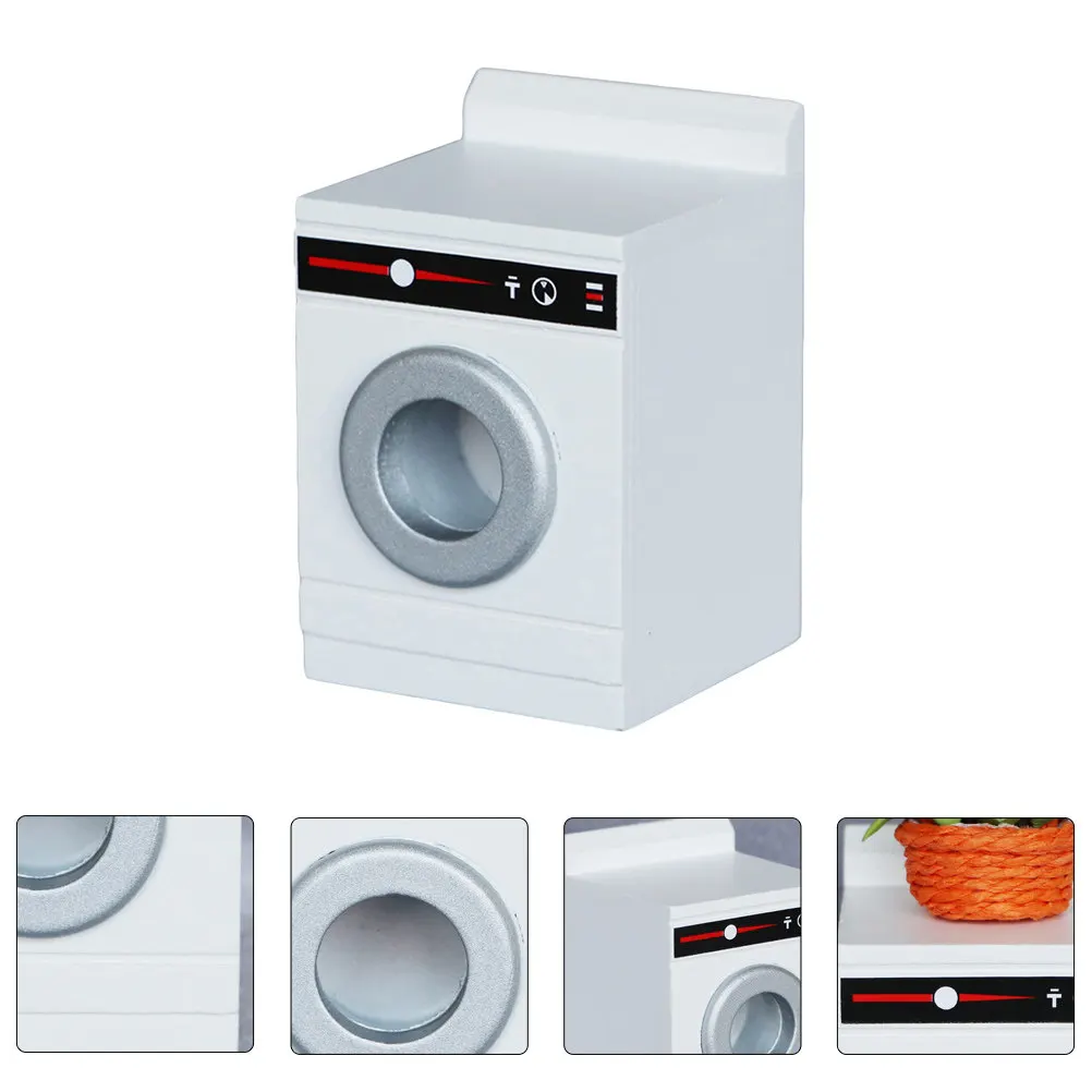 1Pcs Miniature Wooden Washing Machine Furniture Prop for Dollhouse Accessories Desktop Layout Realistic Detail Workmanship Mini
1Pcs Miniature Wooden Washing Machine Furniture Prop for Dollhouse Accessories Desktop Layout Realistic Detail Workmanship Mini