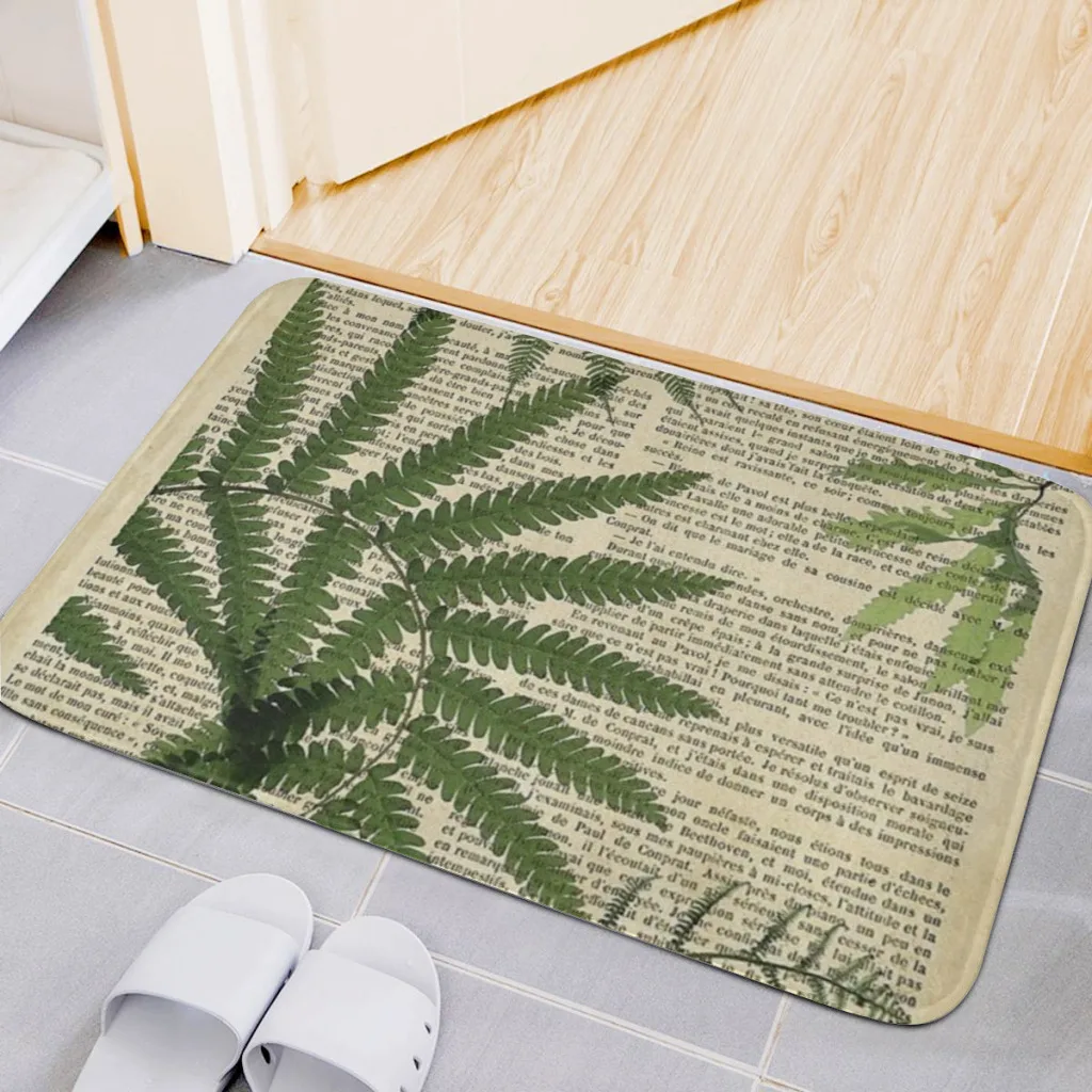 Rug Bedroom Bathromm Carpet Botanical print on old book page - fern Children Girls Bedroom Living Room Cartoon Floor Mat
Rug Bedroom Bathromm Carpet Botanical print on old book page - fern Children Girls Bedroom Living Room Cartoon Floor Mat