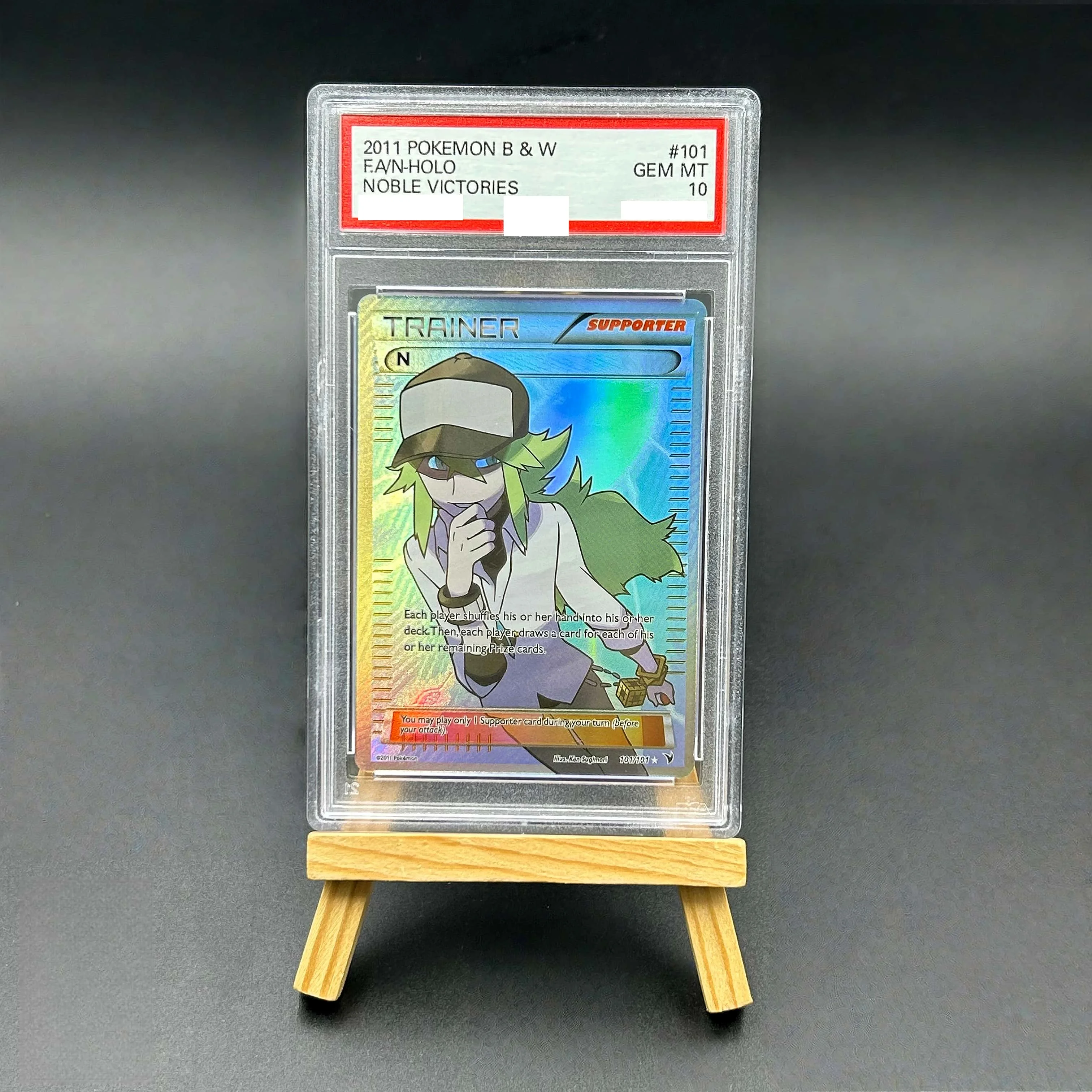 2011 Pokemon B&W Noble Victories Full Art N Holo Textured Card - Gem Mint 10 Collectible TCG
2011 Pokemon B&W Noble Victories Full Art N Holo Textured Card - Gem Mint 10 Collectible TCG