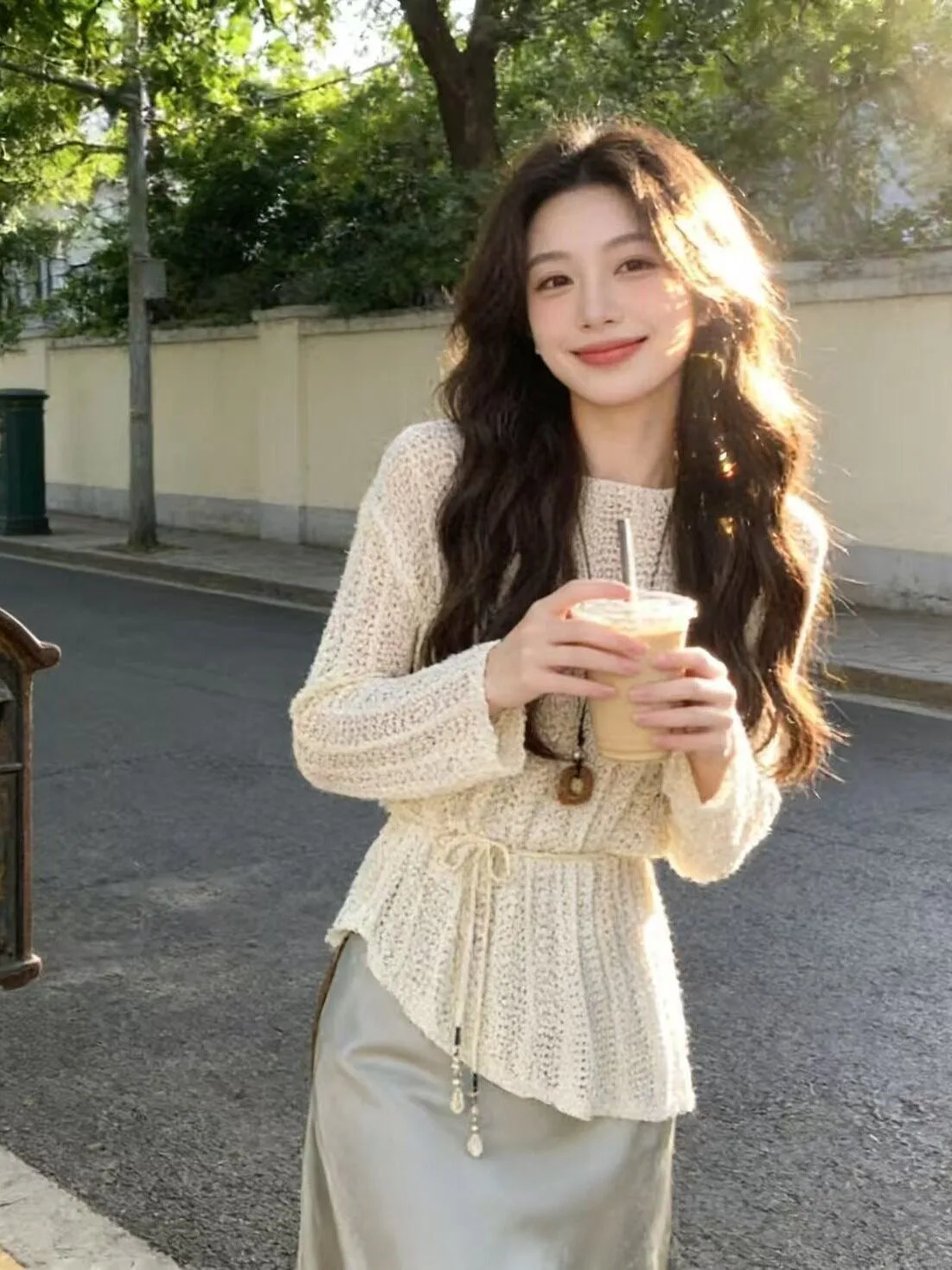 Summer Beach Vacation Loose Knitted Top Women's Style Sleeve Long Pants Ice Silk Material round Neck Design Breathable Skin-F...
Summer Beach Vacation Loose Knitted Top Women's Style Sleeve Long Pants Ice Silk Material round Neck Design Breathable Skin-F...