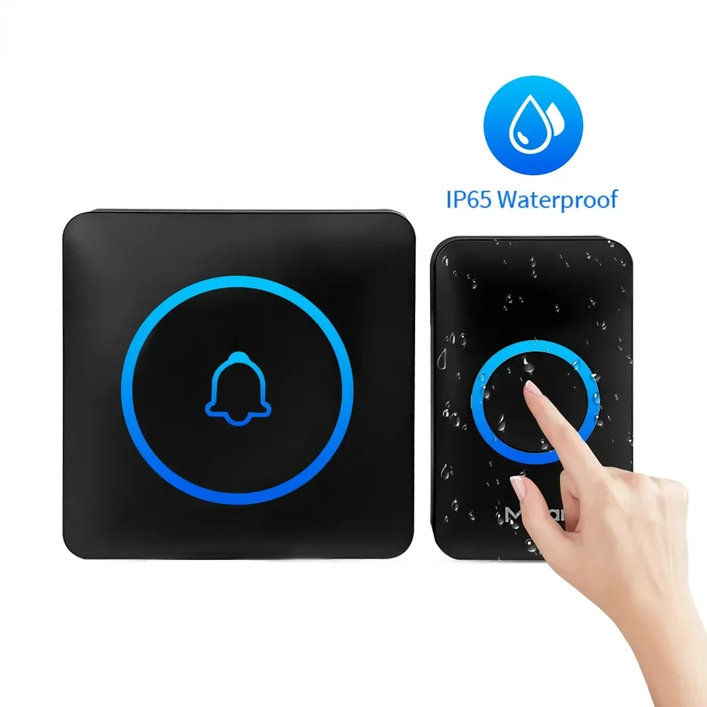 Дверной звонок Meian-Smart Home, беспроводной уличный дверной звонок, водонепроницаемый дверной звонок IP65, 60 песен, интеллектуальная охранная сигнализация, дверной звонок
Дверной звонок Meian-Smart Home, беспроводной уличный дверной звонок, водонепроницаемый дверной звонок IP65, 60 песен, интеллектуальная охранная сигнализация, дверной звонок