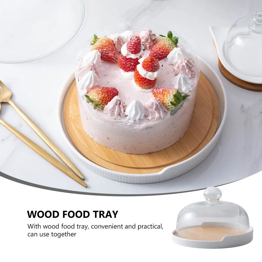 1Set Glass Set Wooden Cake Plate Heat Resistant Food Safe Storage for Baked Goods Desserts Elegant Design
1Set Glass Set Wooden Cake Plate Heat Resistant Food Safe Storage for Baked Goods Desserts Elegant Design